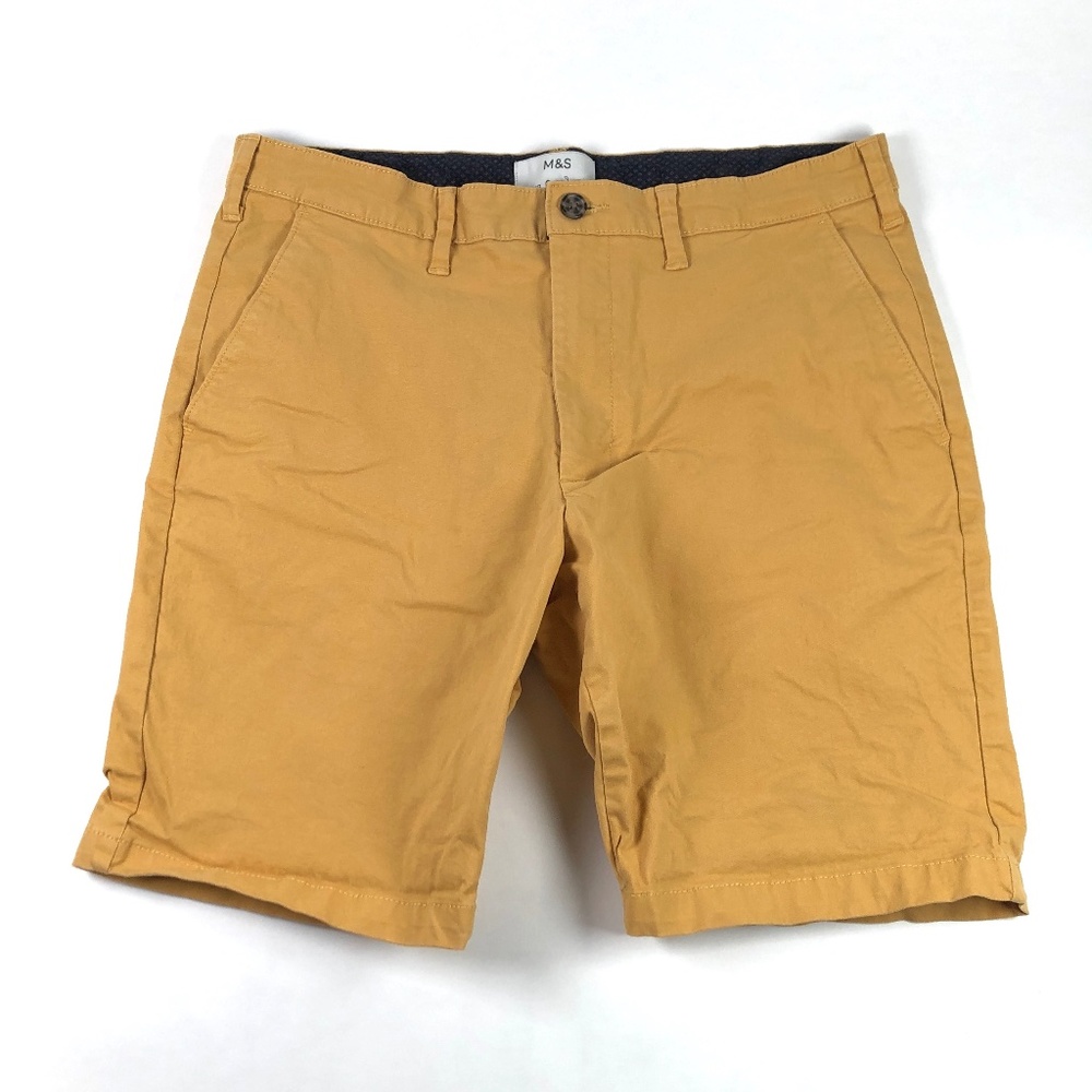 Marks & Spencer Men's Slim Chino Shorts - Size 32